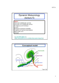 Dynamic Meteorology (Lecture 5)