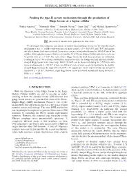 Probing the Type-II Seesaw Mechanism Through the Production of Higgs Bosons at a Lepton Collider