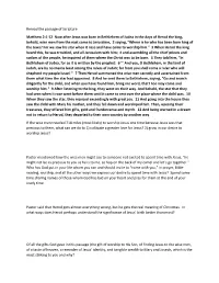 Reread the Passage of Scripture Matthew 2:1-12 Now After Jesus