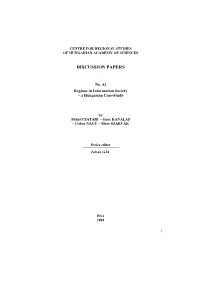 2 Telecommunication Infrastructure, Networks, Services (I