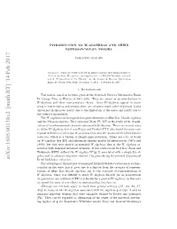 Arxiv:1605.00138V2 [Math.RT] 14 Feb 2017 Rnedsklvreduction