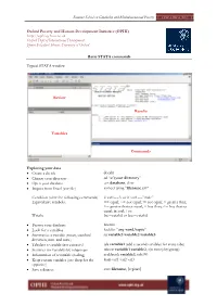 Basic STATA Commands