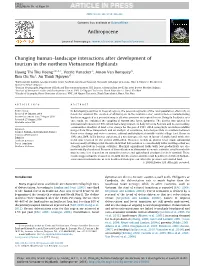 Changing Human–Landscape Interactions After Development Of