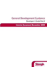 Part 4 General Development Guidance Any Changes Will Be Put on the Council Web Site