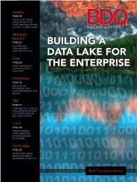 Building a Data Lake for the Enterprise