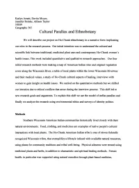Cultural Parallax and Ethnobotany