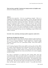 Issue 7 Sound & Environment: Sense of Place