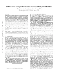 Statistical Rendering for Visualization of Red Sea Eddy Simulation Data