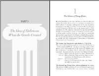 The Idea of Hellenism: What the Greeks Created