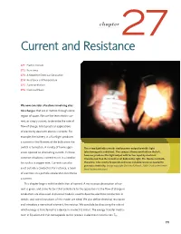 Current and Resistance