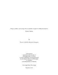 Design, Synthesis, and Testing of Bis-Corannulene Receptors for Fullerenes Based On