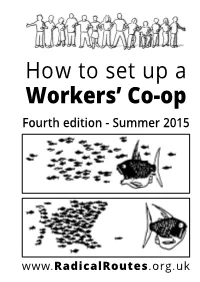 How to Set up a Workers' Co-Op