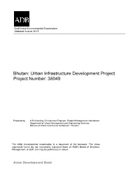 IEE: Bhutan: Urban Infrastructure Development Project