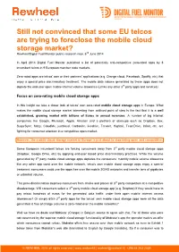 EU27 Mobile Data Cost Competitiveness Report