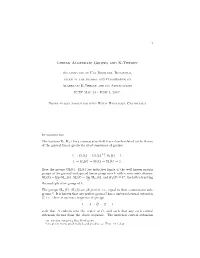 Linear Algebraic Groups and K-Theory