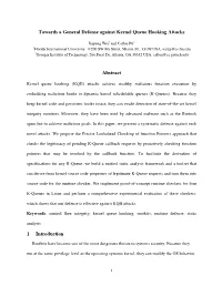 Towards a General Defense Against Kernel Queue Hooking Attacks