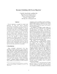 Dynamic Scheduling with Process Migration*