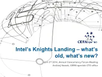 Intel's Knights Landing