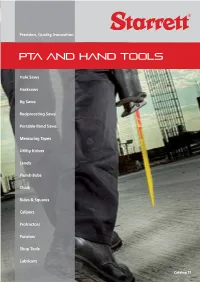 Pta and Hand Tools