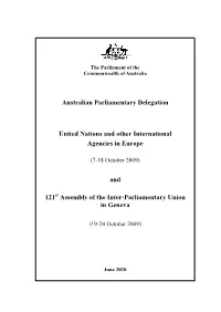 Report of the Delegation