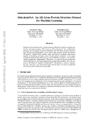 Arxiv:2010.08162V2 [Q-Bio.BM] 15 Nov 2020 1.1 Protein Structure Data Availability and Information Leakage