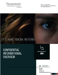 Confidential Informational Overview