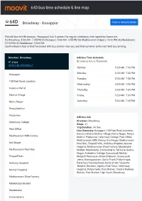 64D Bus Time Schedule & Line Route