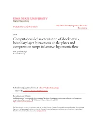 Computational Characterization of Shock Wave