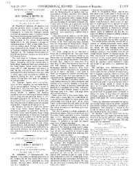 Extensions of Remarks E1555 HON. GEORGE E