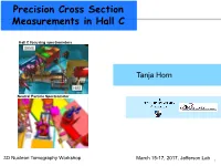 Precision Cross Section Measurements in Hall C