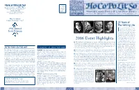 2006 Event Highlights