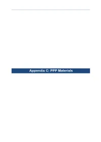 Appendix C: PPP Materials
