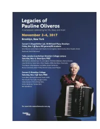 Program Notes