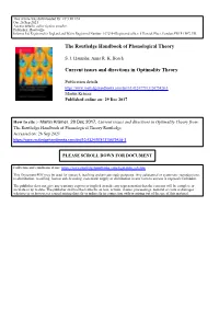 The Routledge Handbook of Phonological Theory Current Issues