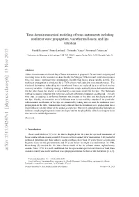 Time-Domain Numerical Modeling of Brass Instruments Including