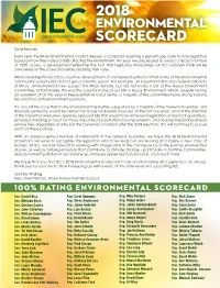 2018 Scorecard
