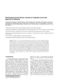 Flood Impacts Across Scales: Towards an Integrated Multi-Scale Approach for Malaysia
