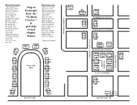 Map of Fraternity Row, the “Graham Cracker,”