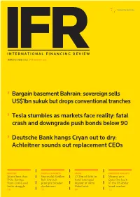 Sovereign Sells US$1Bn Sukuk but Drops Conventional Tranches