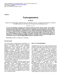 Toxicogenomics