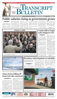 Stop by the Transcript-Bulletin 58 N. Main, Tooele