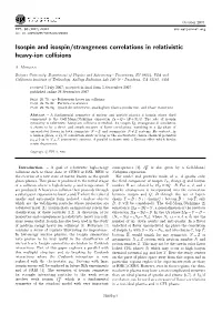 Isospin and Isospin/Strangeness Correlations in Relativistic Heavy-Ion Collisions