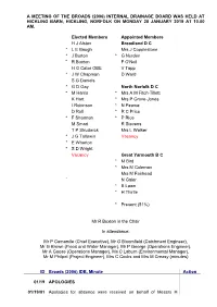 Minutes and Report Extracts