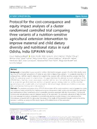Protocol for the Cost-Consequence and Equity Impact Analyses of a Cluster