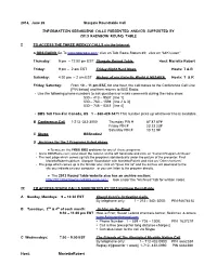 2014, June 26 Stargate Roundtable Call INFORMATION REGARDING