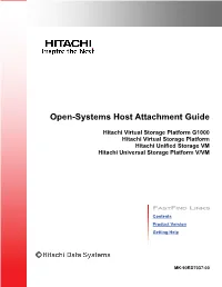 Open-Systems Host Attachment Guide