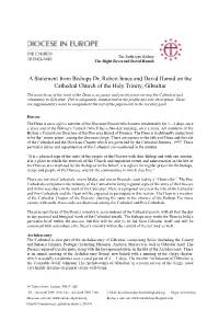 A Statement from Bishops Dr. Robert Innes and David Hamid on The