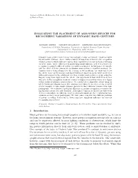 Evaluating the Placement of Arm-Worn Devices for Recognizing Variations of Dynamic Hand Gestures