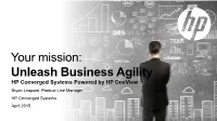 HP Convergedsystem for Virtualization