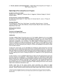 Digital Signal Processing Research Program - 2 RLE Progress Report 144